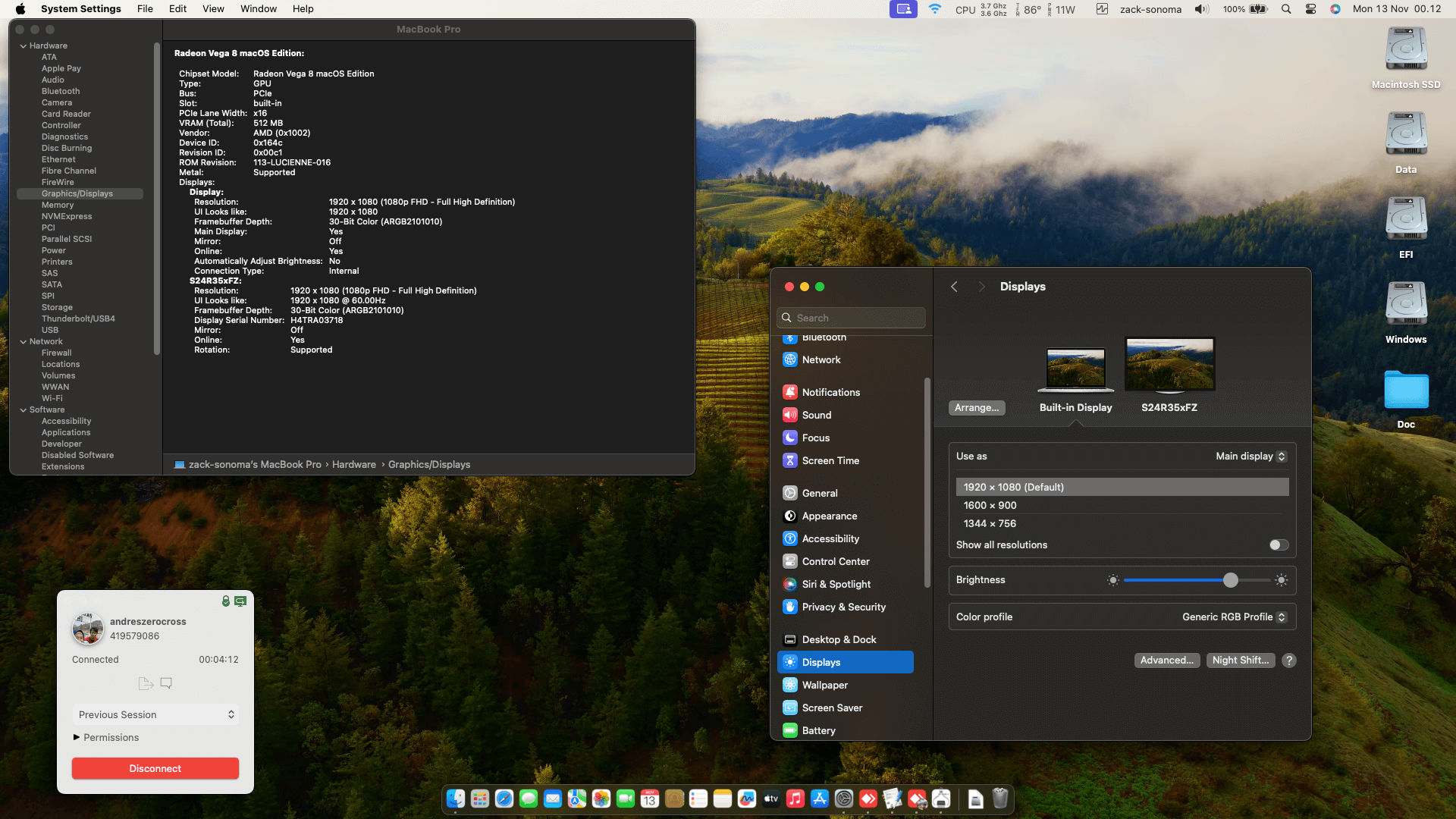 MSI Modern 14 B5M [AMD Ryzen 7 5700U + Radeon RX Vega 8 + I2C]   OpenCore 1